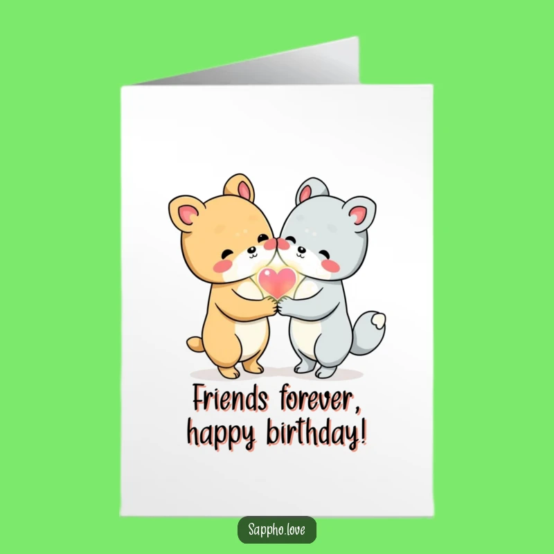 Free Printable Birthday Card: Friendship Heart DIY Gift for Him